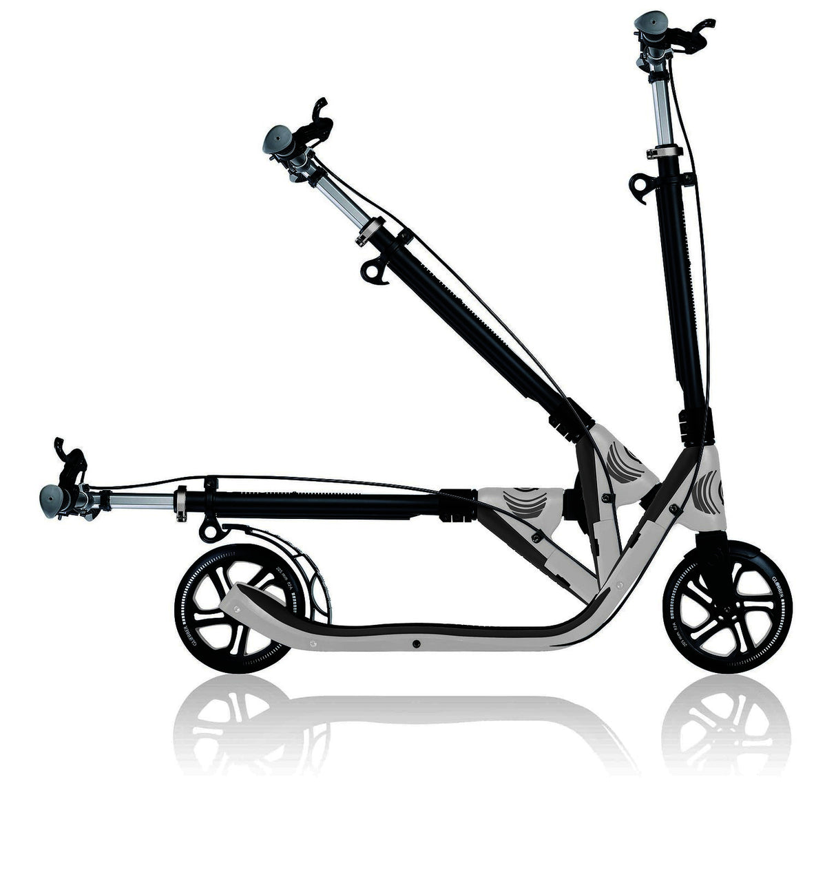 Globber ONE NL 205 Deluxe Adult scooter - White/Grey