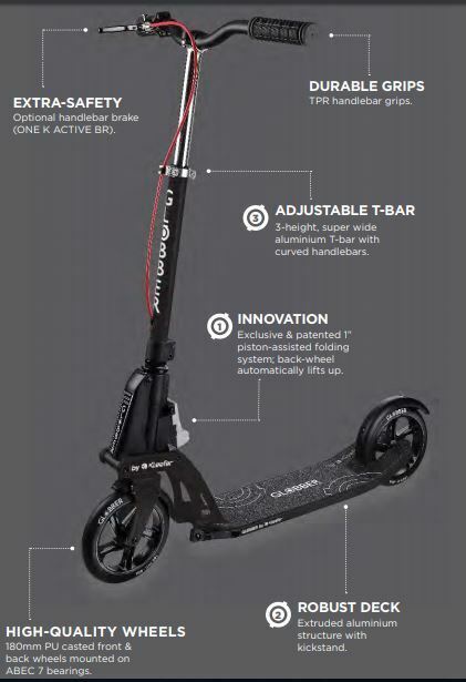 Globber ONE K ACTIVE Scooter