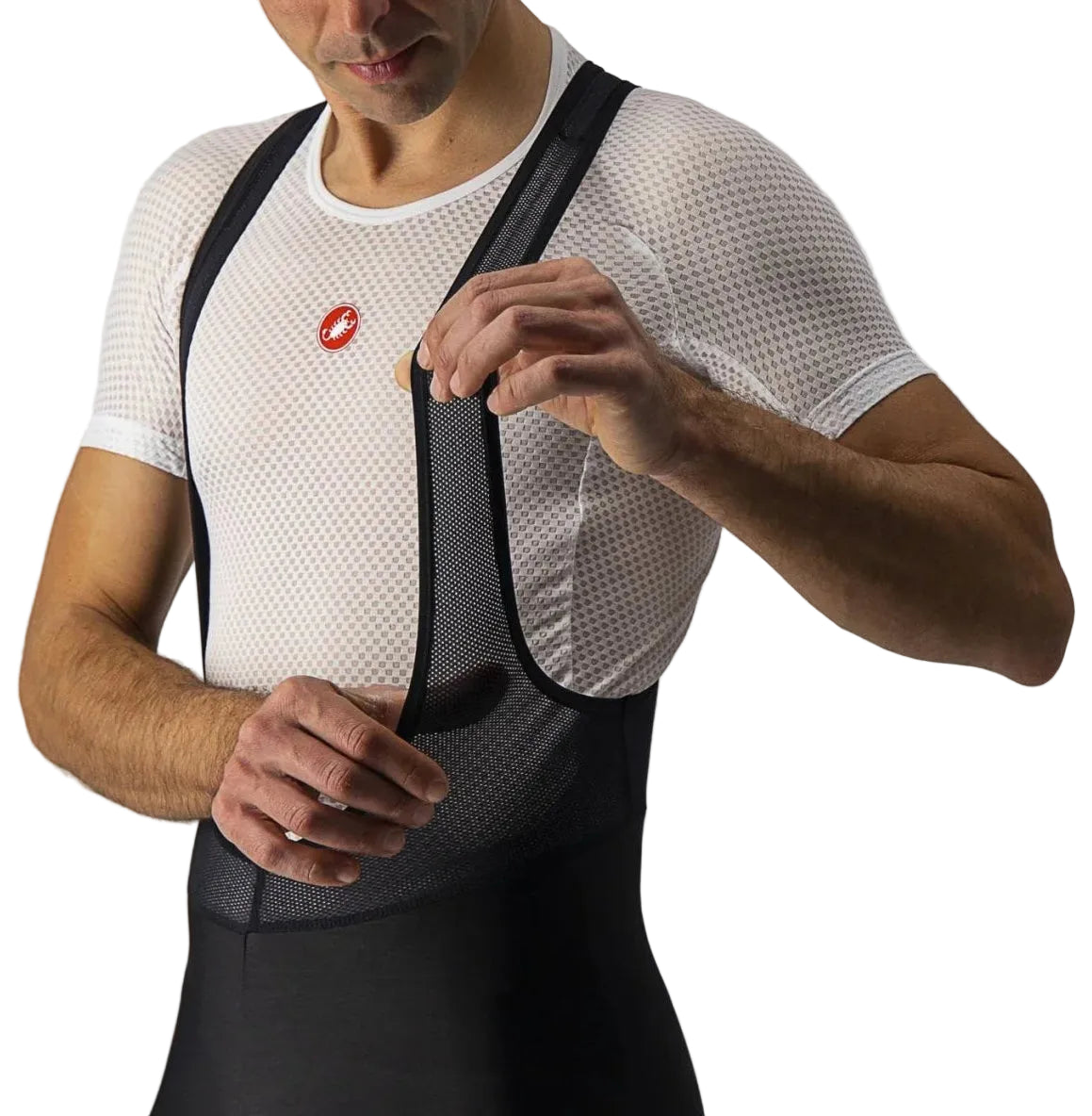 CASTELLI ENTRATA THERMAL BIBKNICKER BLACK DETAILS