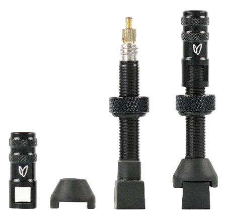 Effetto Caffelatex Tubeless TL Valves 100mm Pair Black