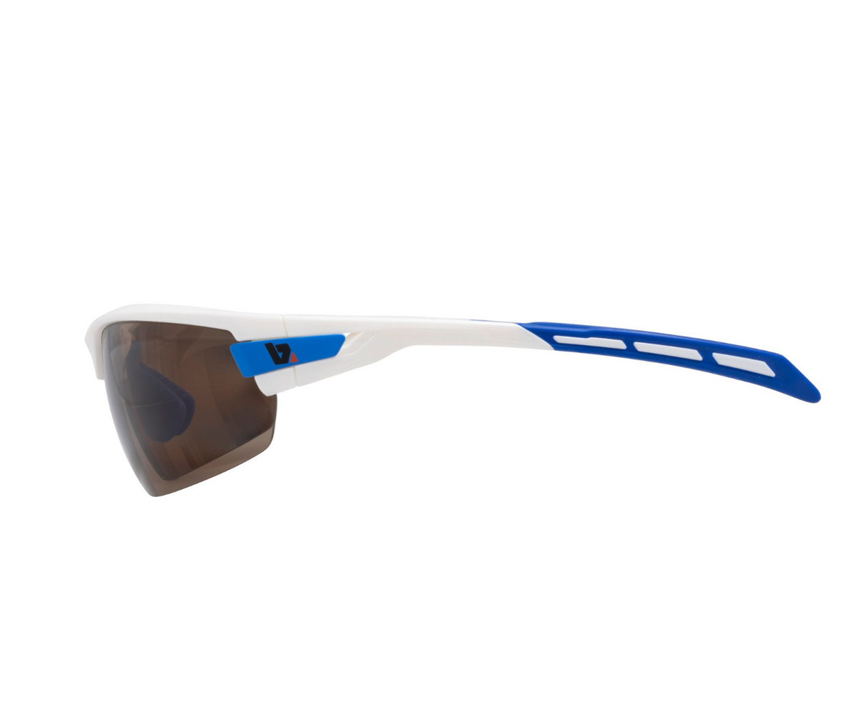 BZ Optics PHO Polarised HD Bifocal Amber Glasses White/Blue