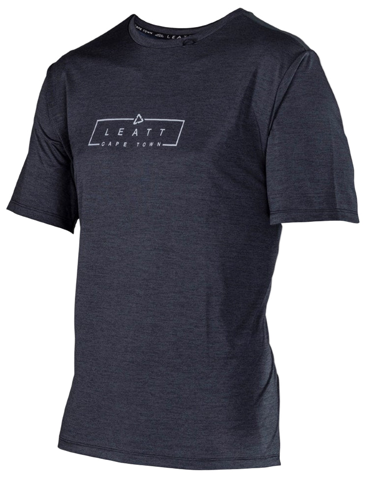 Leatt MTB Trail 1.0 Jersey Black FRONT
