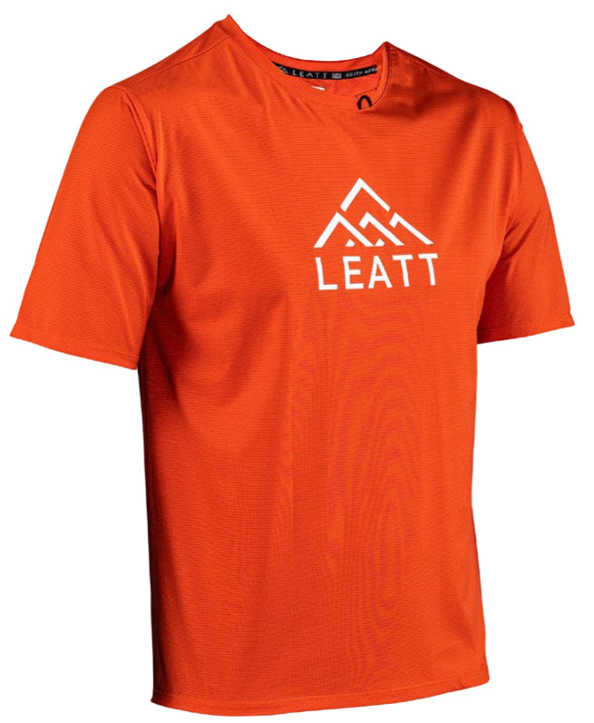 Leatt MTB Trail 1.0 X-Flow Jersey Glow Small SIDE FRONT