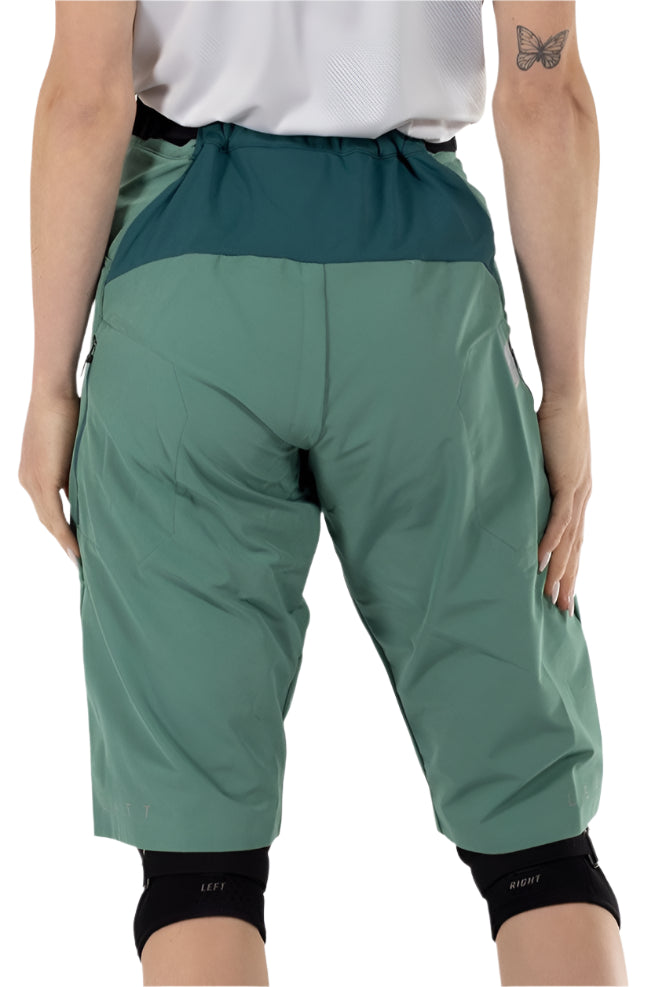 Leatt Trail 2.0 Women's MTB Shorts Lagoon back facing model