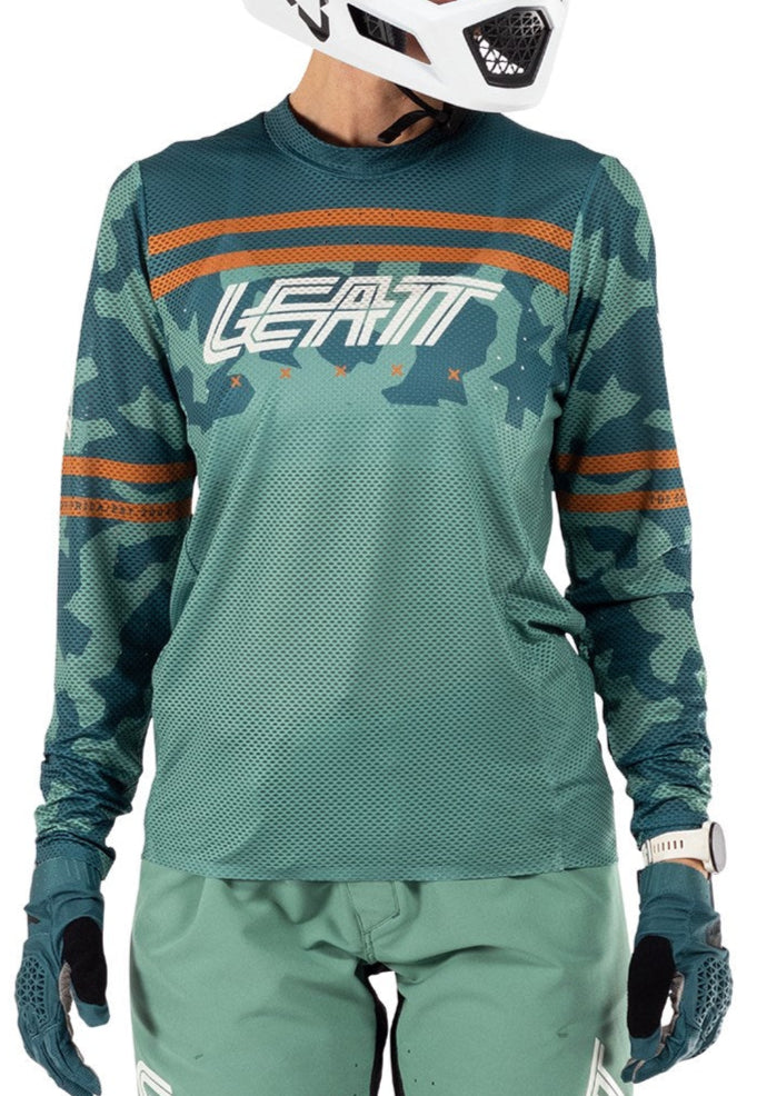 Leatt MTB Gravity 4.0 Women's Jersey Lagoon