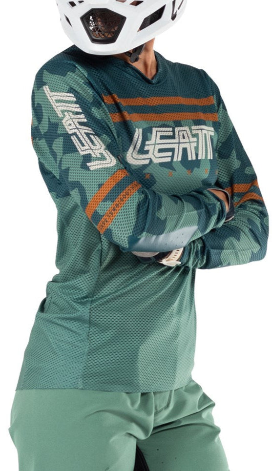 Leatt MTB Gravity 4.0 Women's Jersey Lagoon