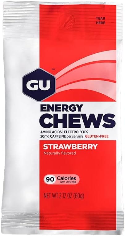 GU Energy Chews Strawberry flavour