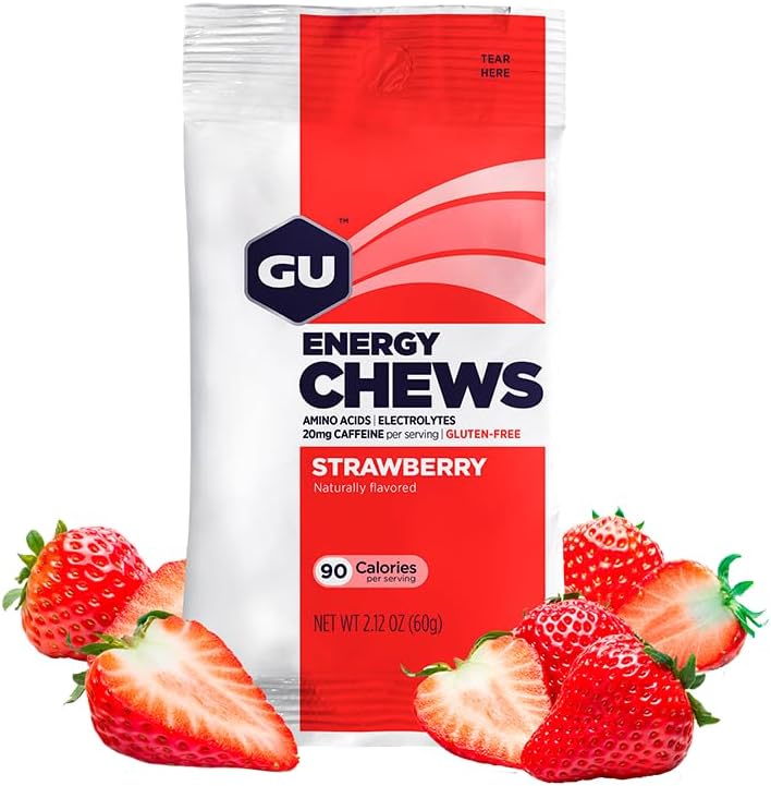 GU Energy Chews Strawberry flavour