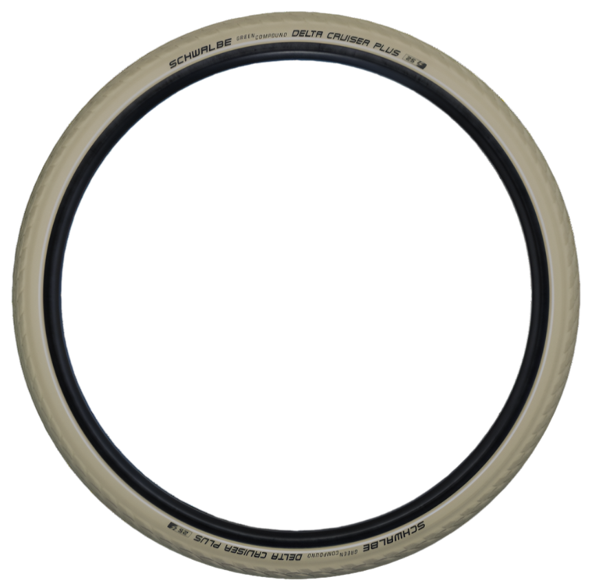 Schwalbe Delta Cruiser Plus 700 x 35C Puncture Protection Guard Reflective Creme Tyre
