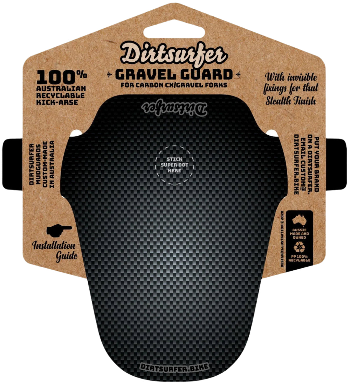 Dirtsurfer Mudguard GRAVEL - Carbon