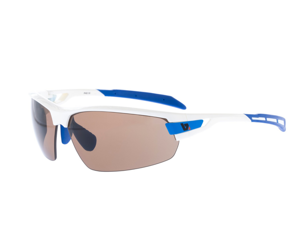 BZ Optics PHO Polarised HD Bifocal Amber Glasses White/Blue