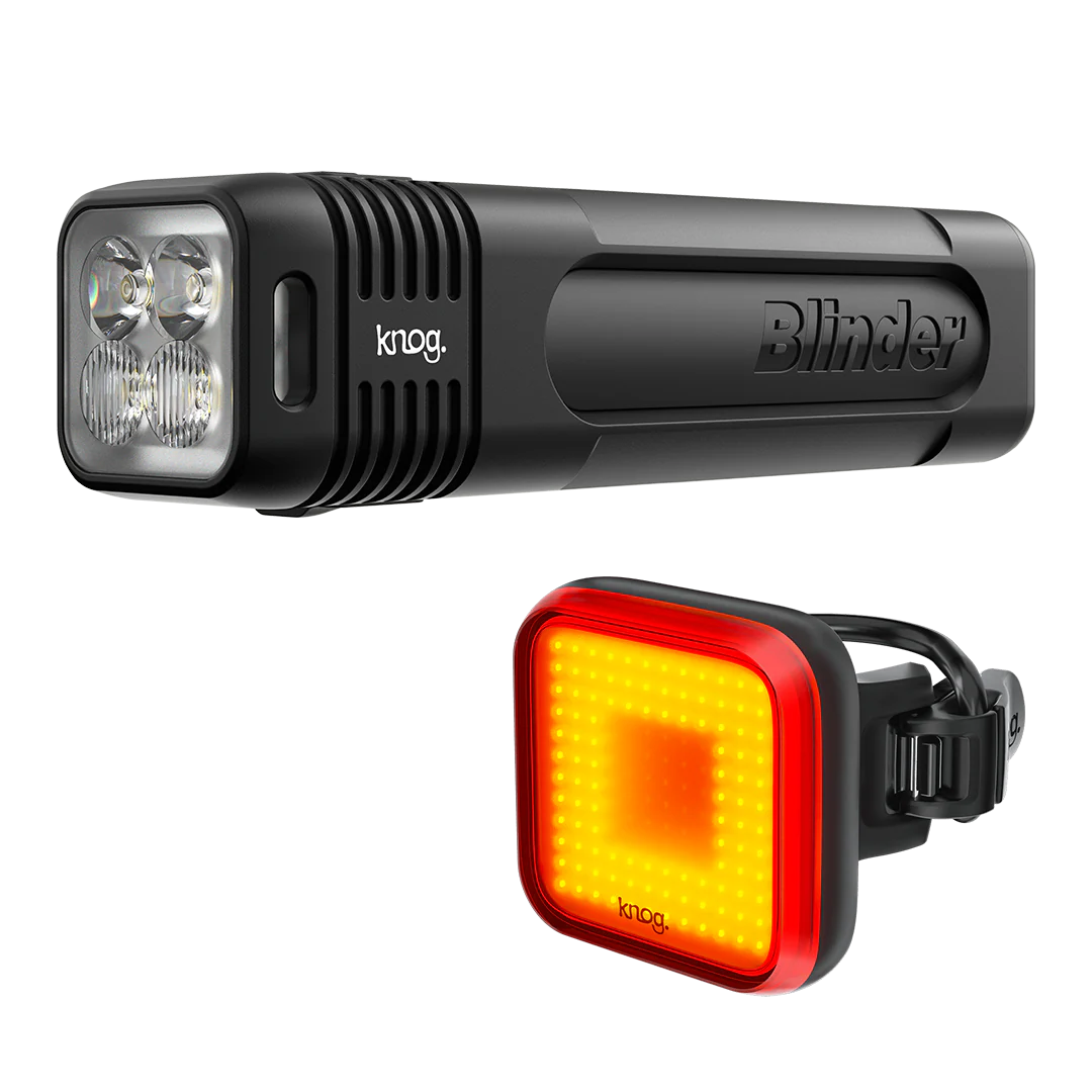 Knog Blinder 900 & Blinder Square Rear Bike Light Set