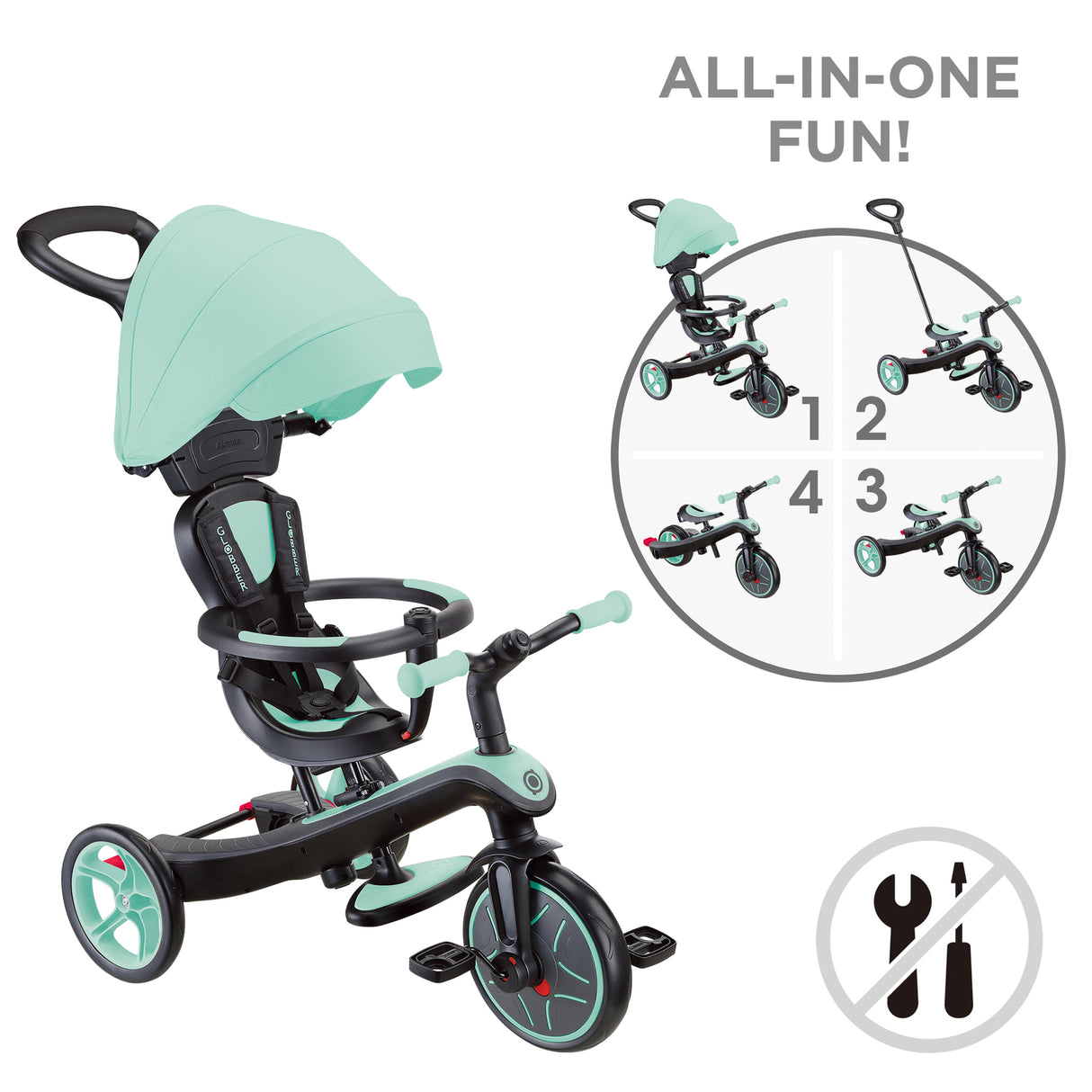 Globber Explorer 4in1 Trike