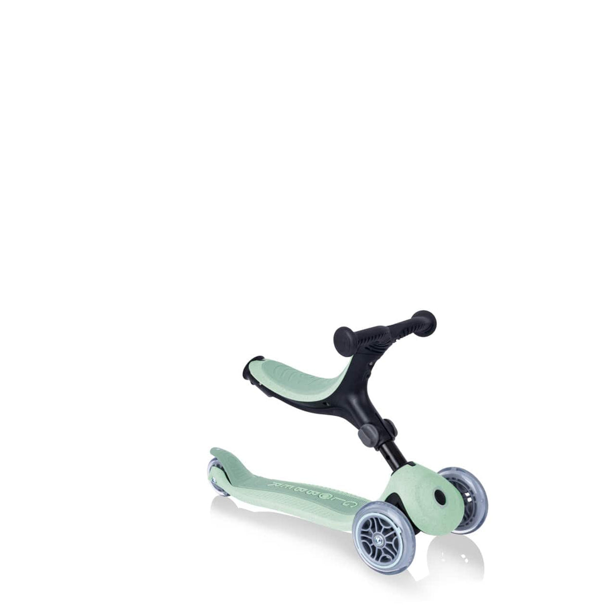 Globber ECOLOGIC GO UP Foldable Plus Convertible Scooter - Pistachio