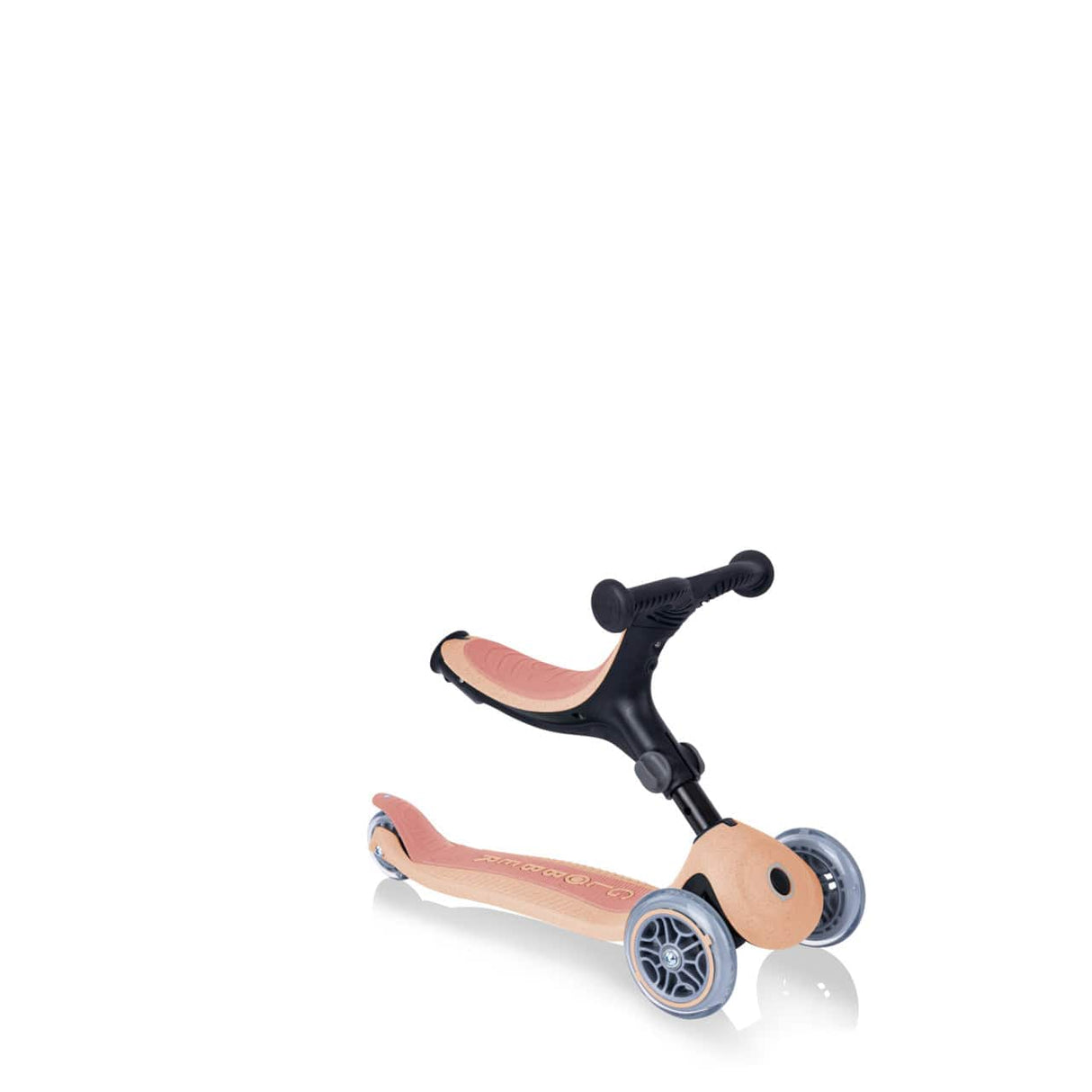 Globber ECOLOGIC GO UP Foldable Plus Convertible Scooter - Peach