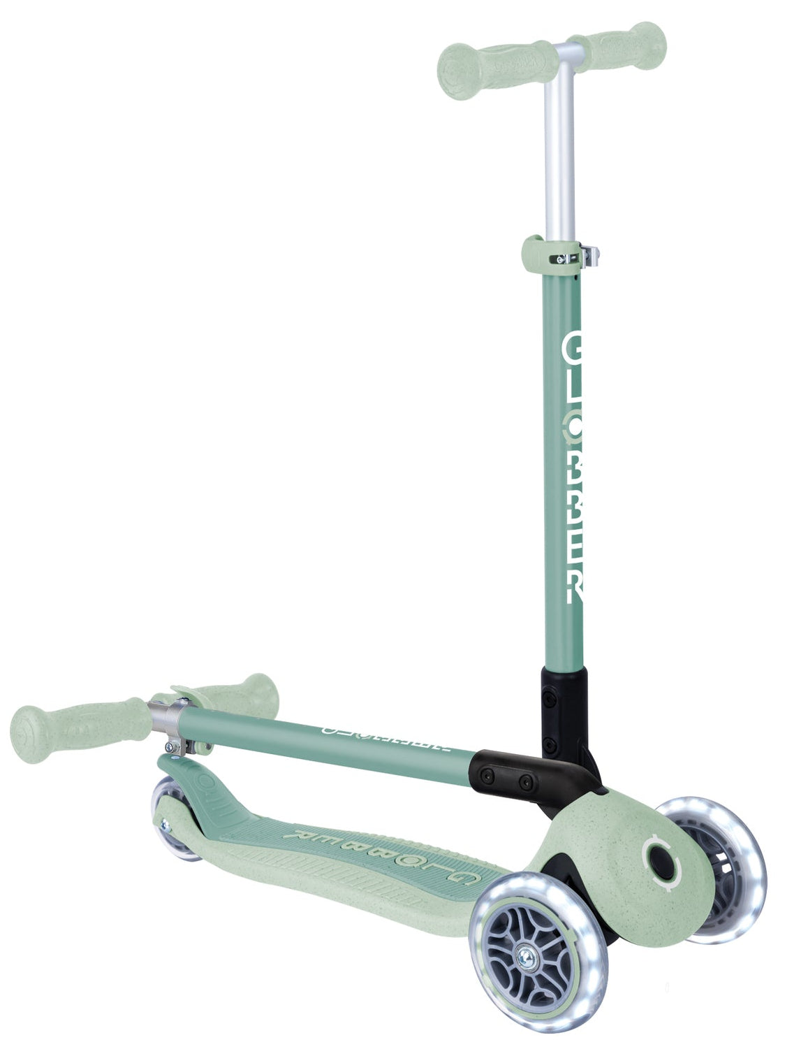Globber ECOLOGIC PRIMO Foldable Scooter with Lights