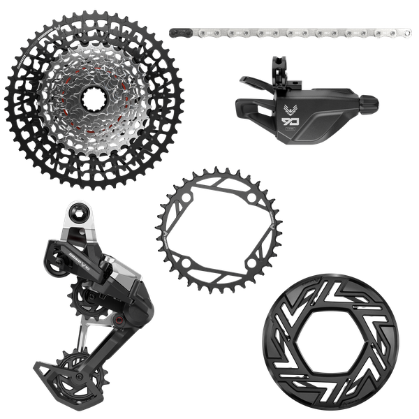 Eagle 90 DUB Groupset EMTB BCD (Rear Der, Single Click Trigger, CR T-Type 34T, CS XS-1275 BLK 10-52t