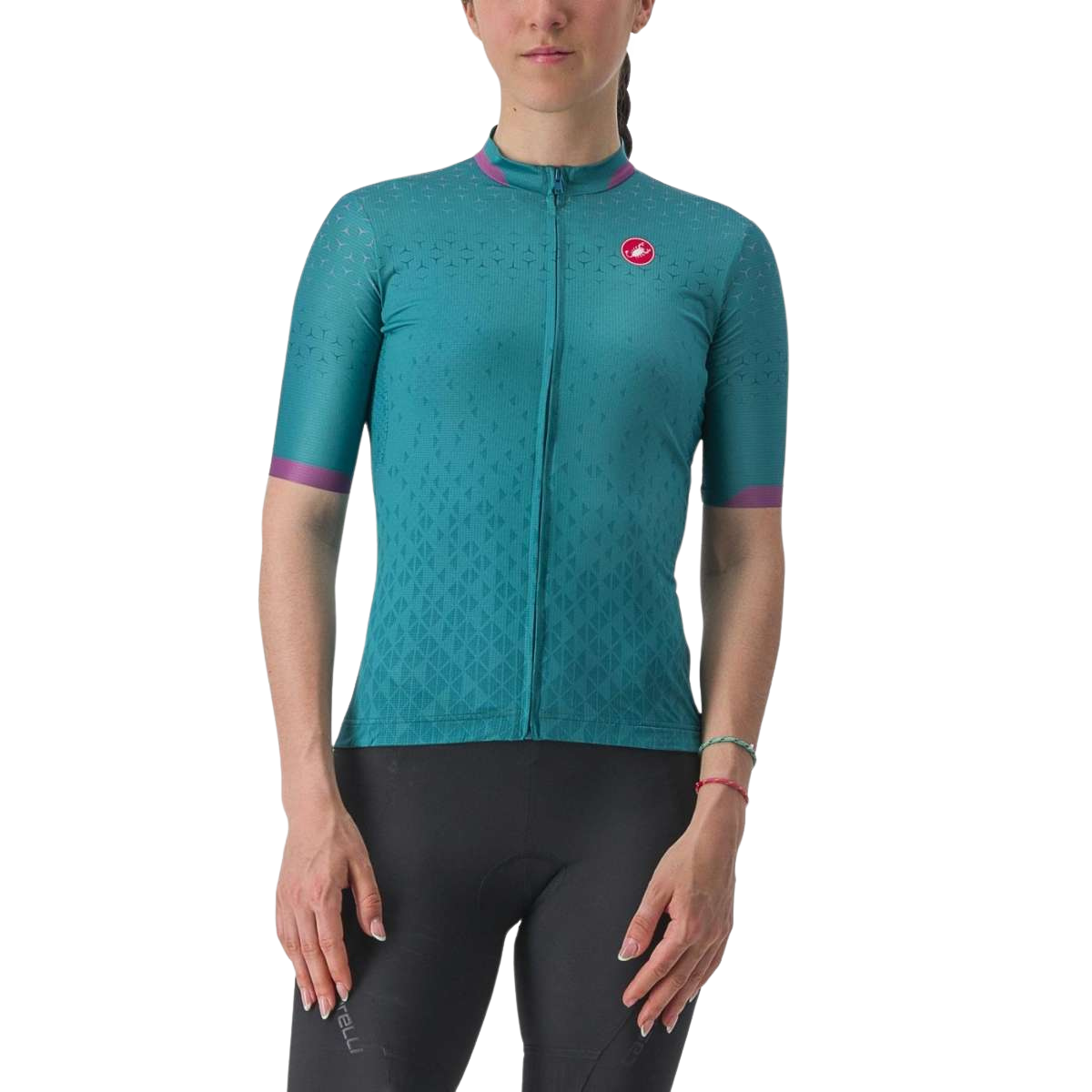 Castelli Pezzi Womens Jersey Quetzal Green