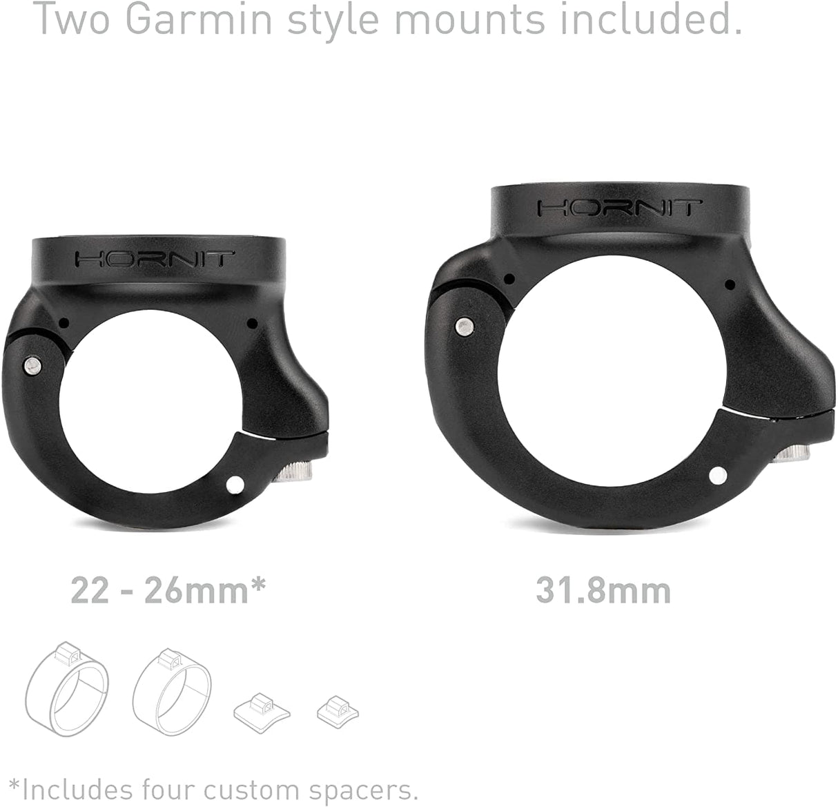 Hornit DB140 Bike Horn V3 w/ Garmin Mount
