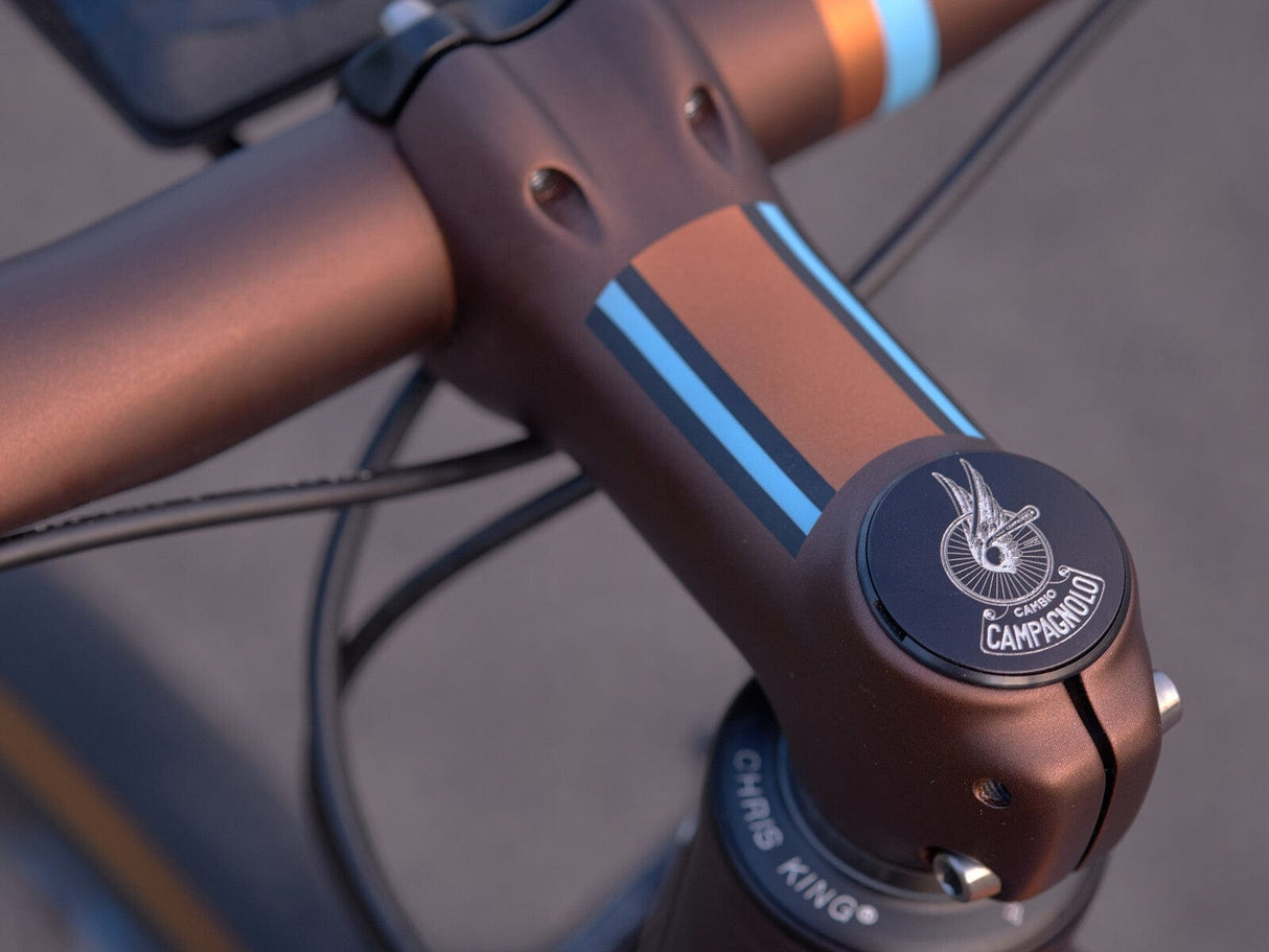 Campagnolo Winged Wheel Logo Stem Cap BL