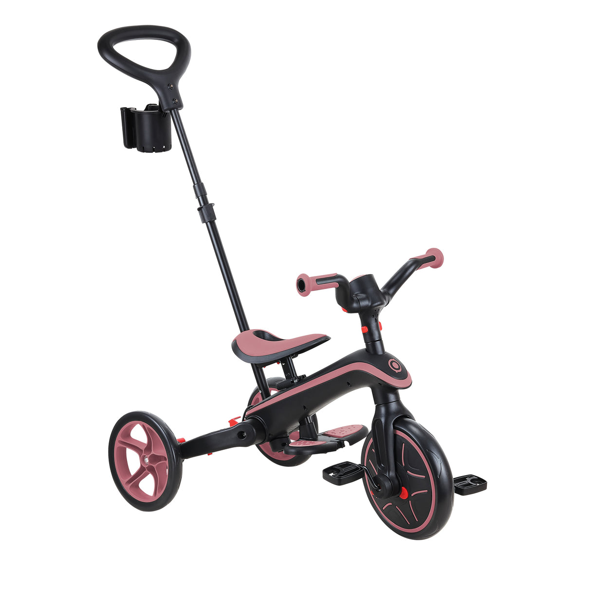 Globber EXPLORER 4in1 Foldable Trike - Deep Pastel Pink