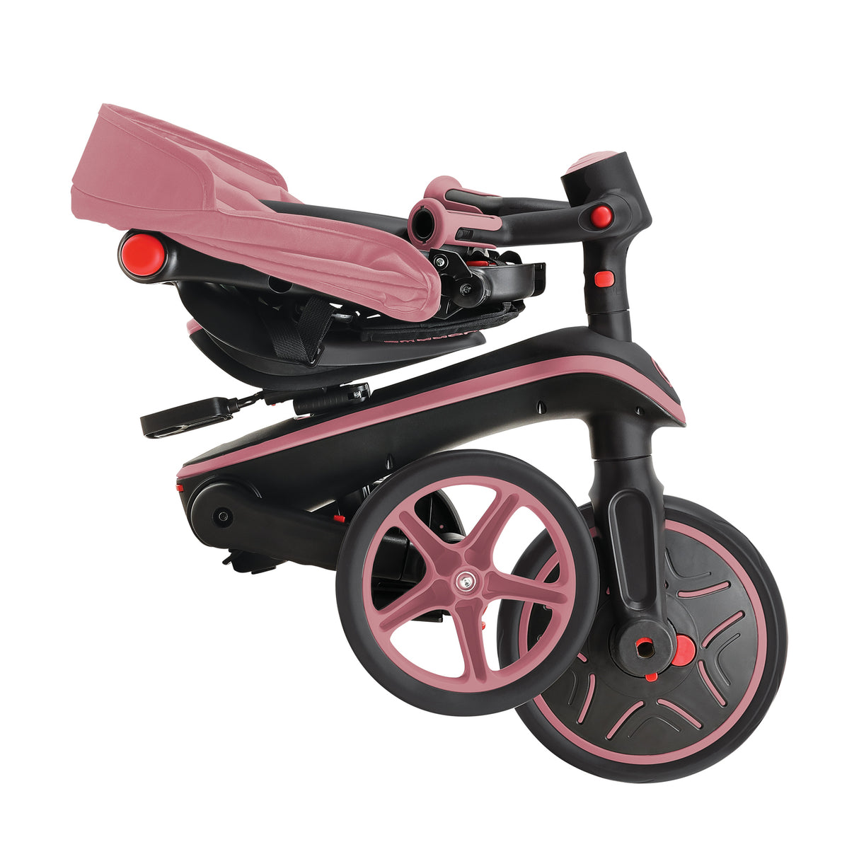 Globber EXPLORER 4in1 Foldable Trike - Deep Pastel Pink