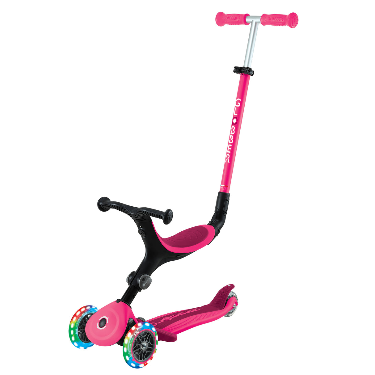 Globber GO UP ACTIVE with Lights Kids Scooter