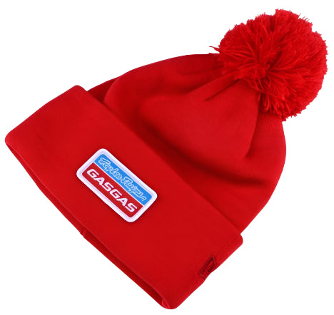 TROY LEE DESIGNS GASGAS TEAM POM BEANIE RED (NEWERA)