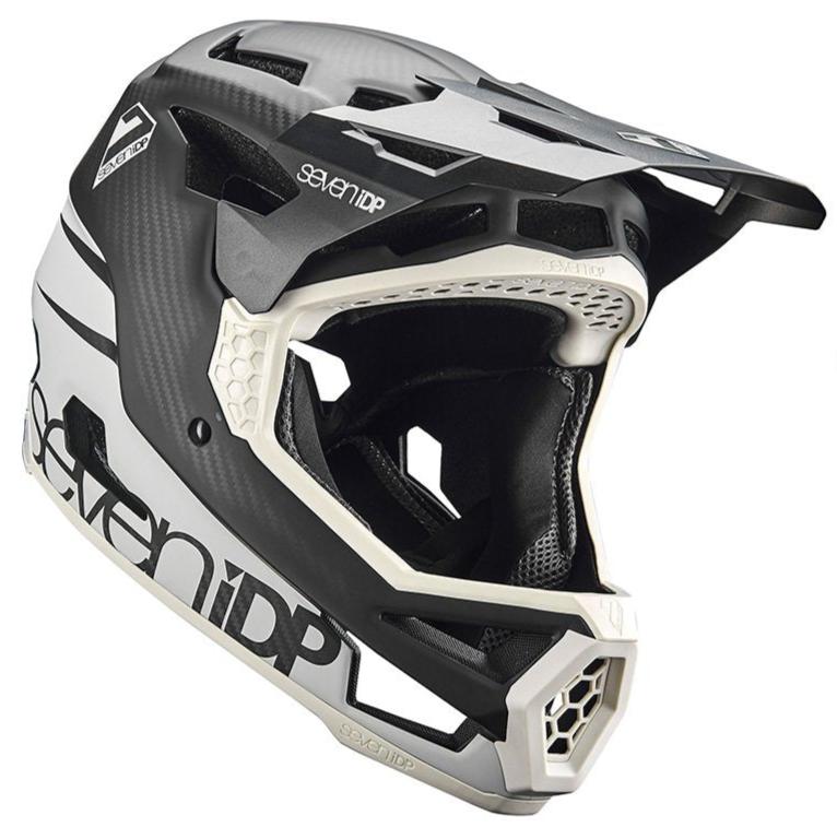 7IDP PROJECT 23 CARBON HELMET - COOL GREY/RAW CARBON