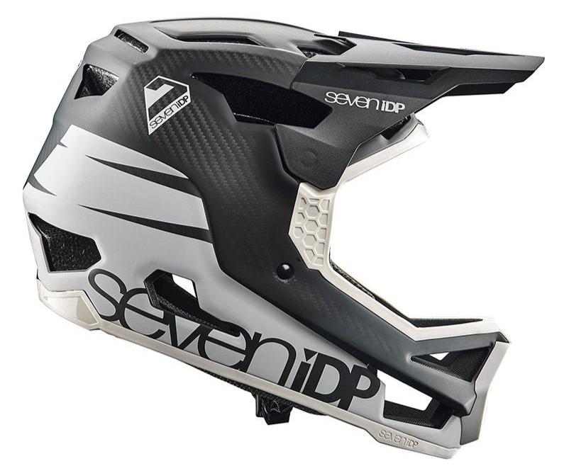 7IDP PROJECT 23 CARBON HELMET - COOL GREY/RAW CARBON