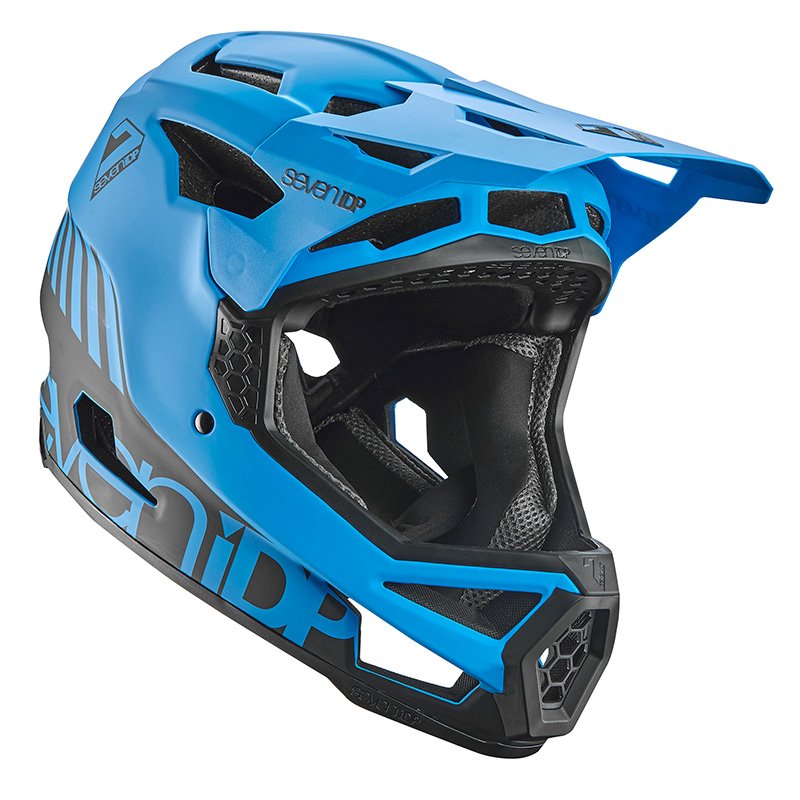 7IDP PROJECT 23 FIBERGLASS HELMET - BLUE/BLACK Large