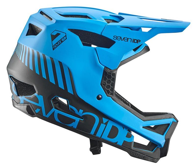 7IDP PROJECT 23 FIBERGLASS HELMET - BLUE/BLACK Large