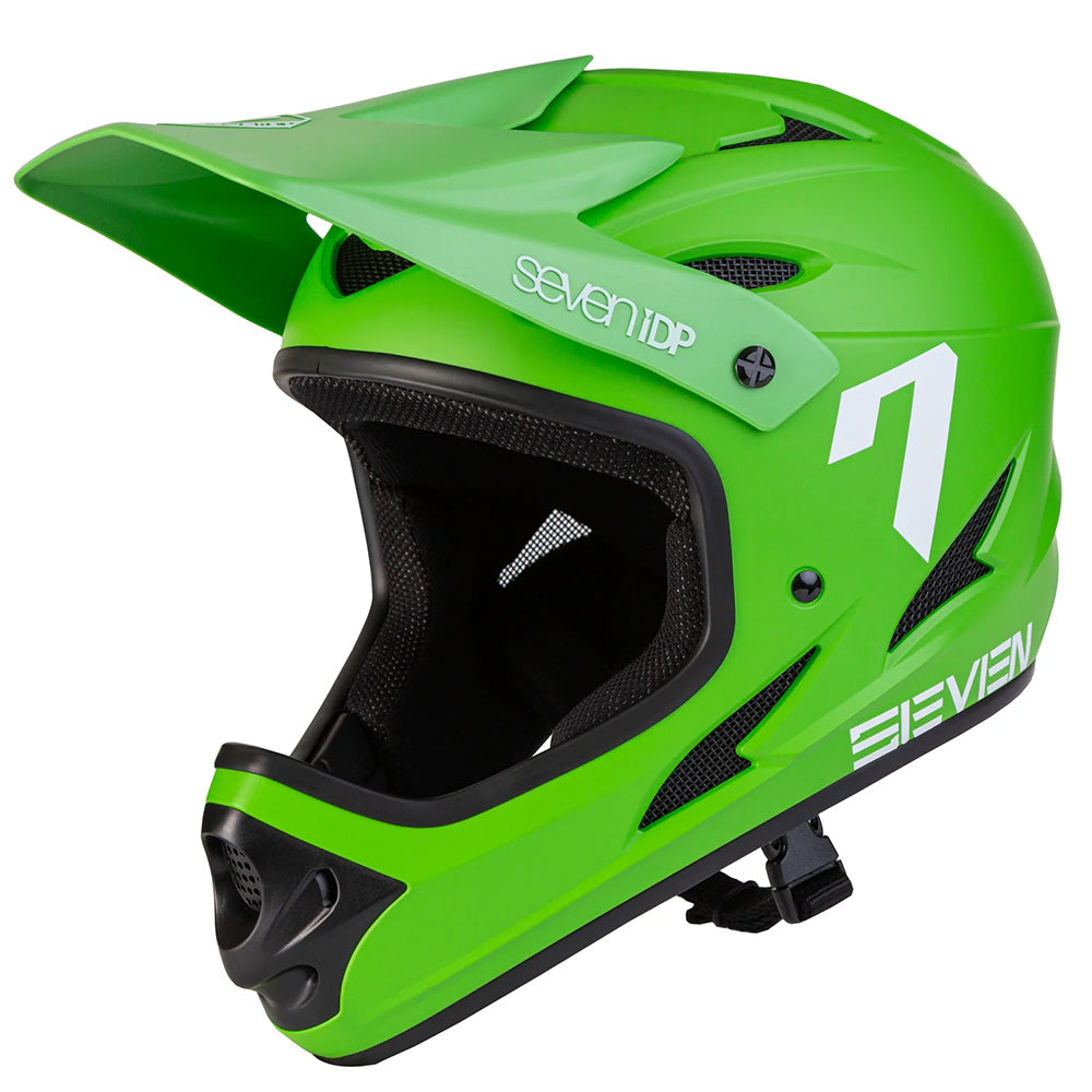 7IDP M1 YOUTH HELMET - GREEN/WHITE
