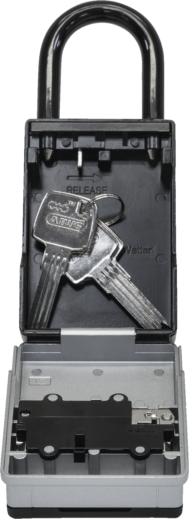 ABUS KEYGARAGE 737 MINI SHACKLE 33MM ID 4 DIGIT CODE open
