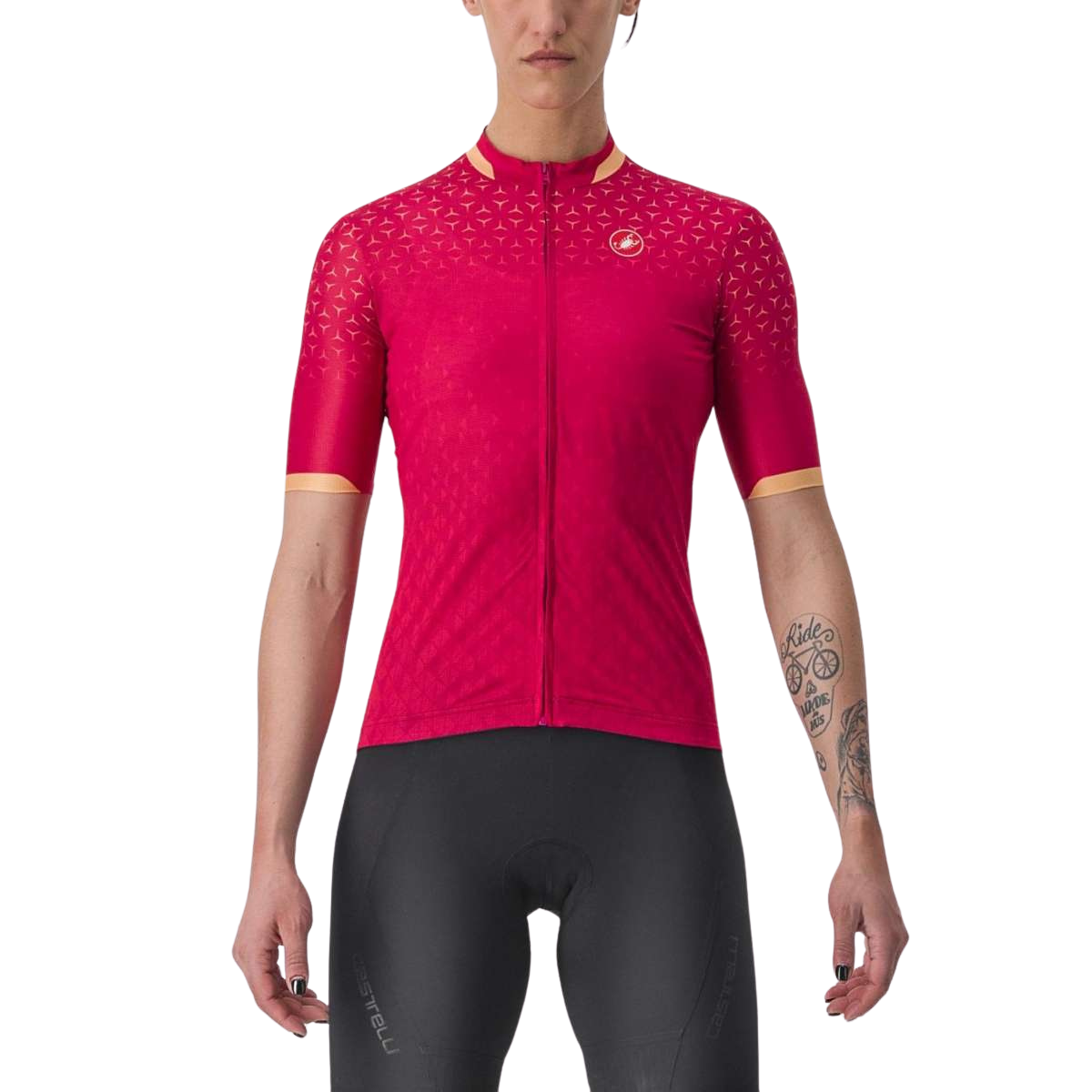 Castelli Pezzi Womens Jersey Persian Red