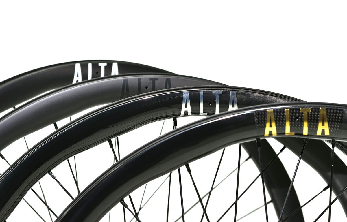 Princeton ALTA Disc Brake Tactic Racing TR01 Shimano Carbon Wheelset Black