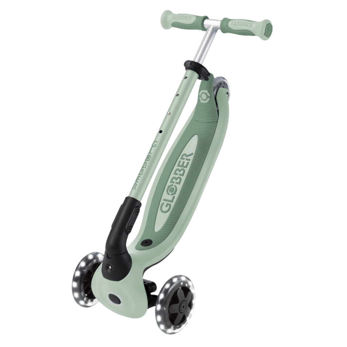 Globber Go Up Baby Lights 360 - Sage/Olive