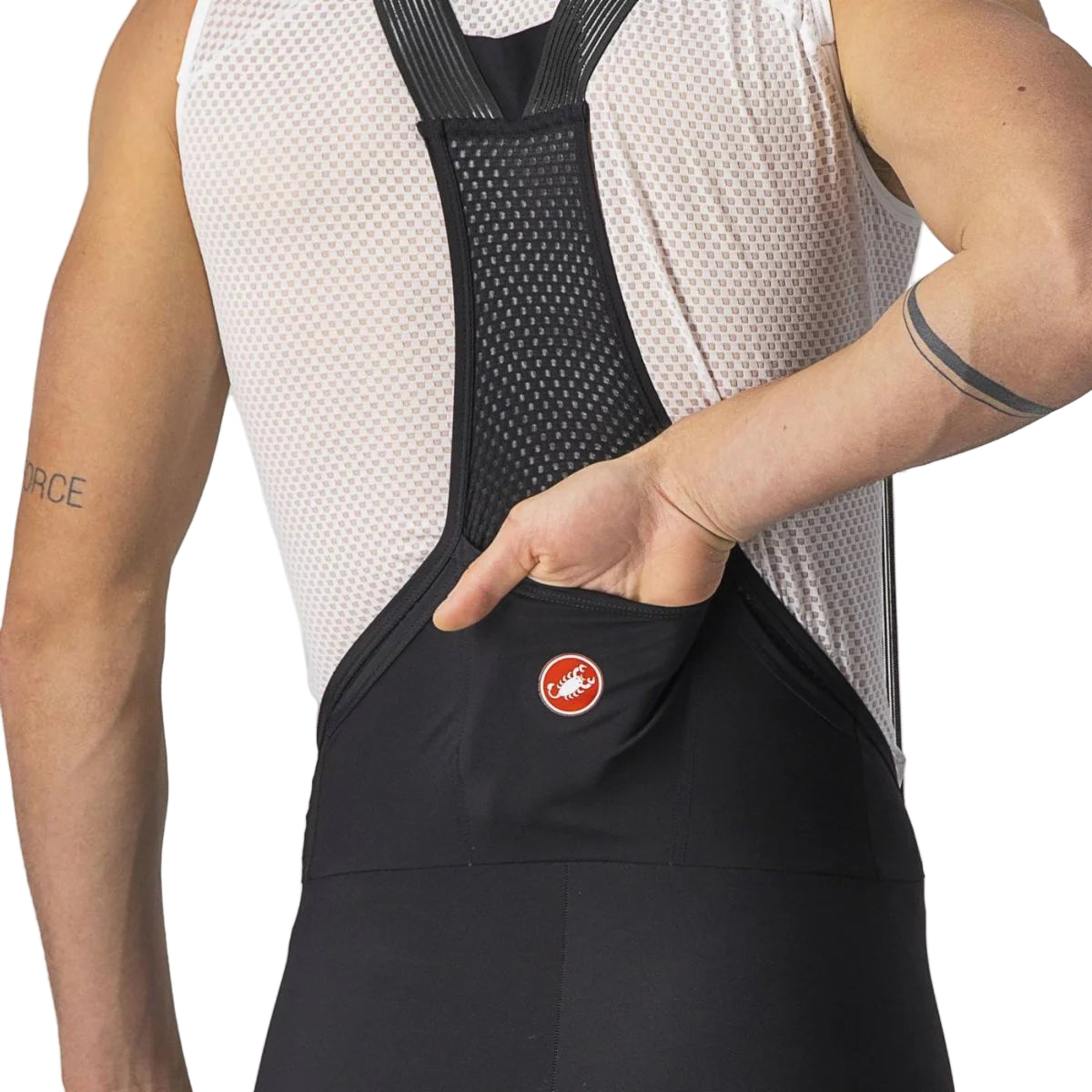 CASTELLI UNLIMITED ULTIMATE LINER BLACK BACK FACING MODEL
