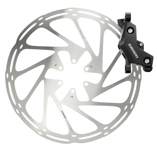 Sram Disc Brake DB6 Diffusion Black Ano, Left, Front/Rear, 2000mm Hose