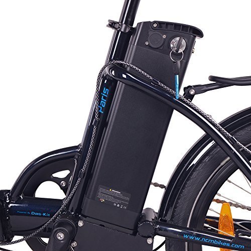 NCM Paris Folding E-Bike, 250W, 36V 15Ah 540Wh Battery, Size 20"