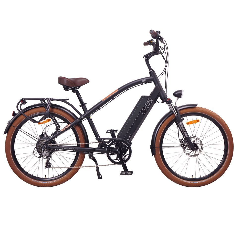 NCM Miami 48V 16Ah 768Wh 26" Cruiser Electric Bike