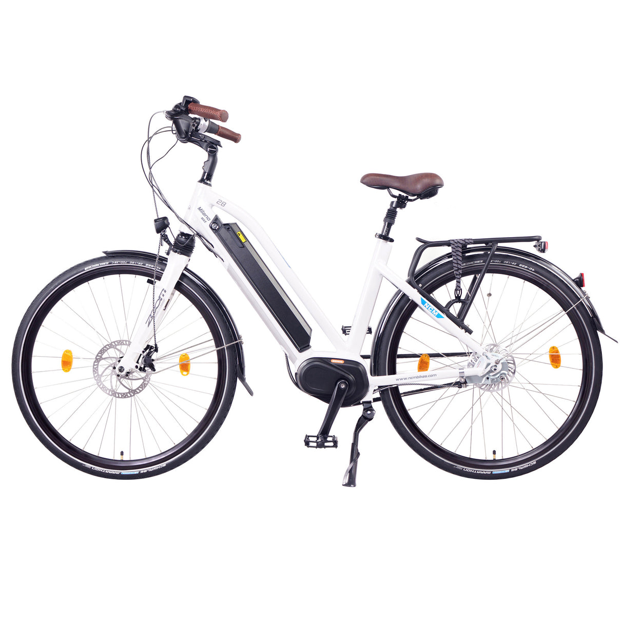 NCM Milano Max N8R 250W 36V 16Ah 576Wh White 28" Trekking E-Bike