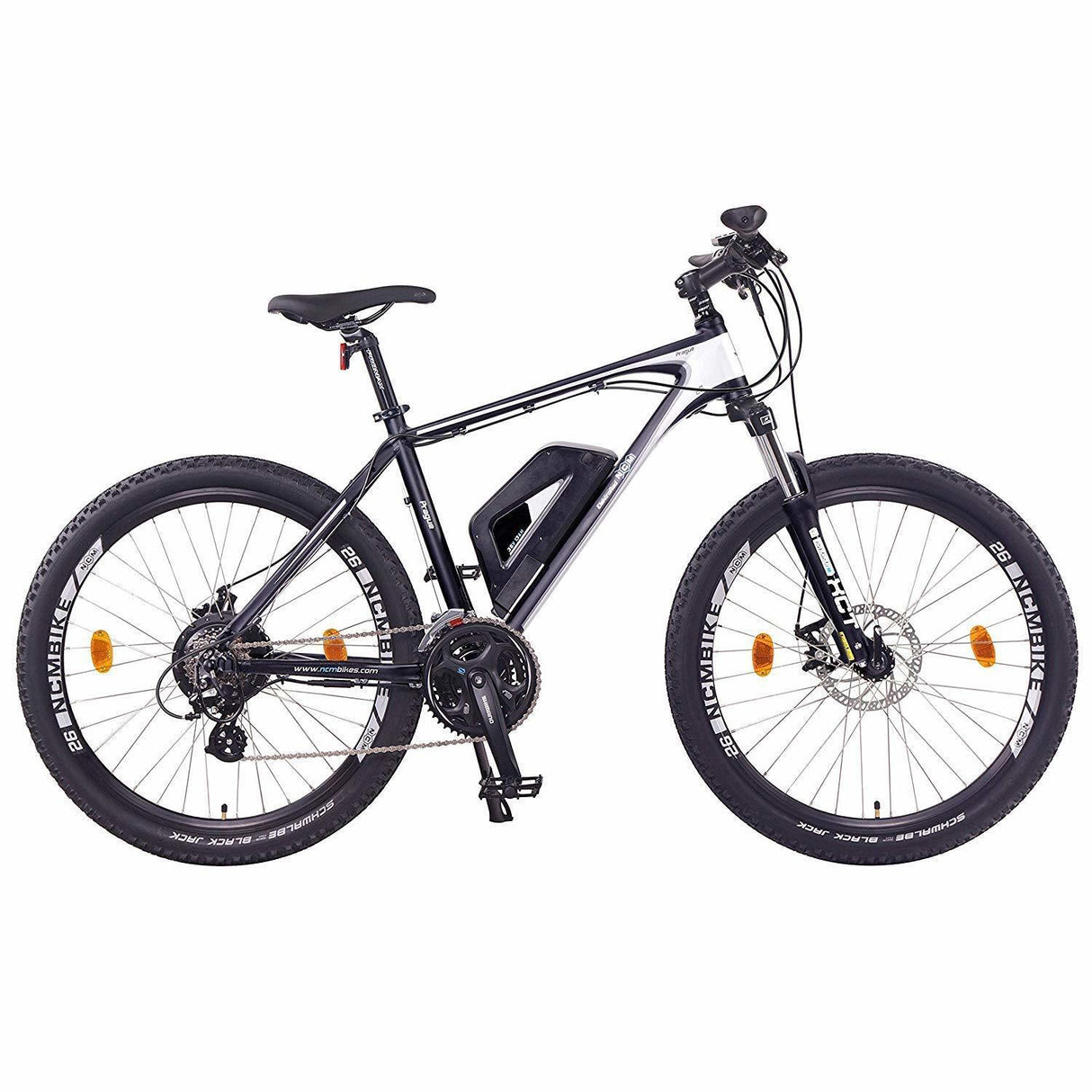 NCM Prague Electric Mountain Bike 26 - Black