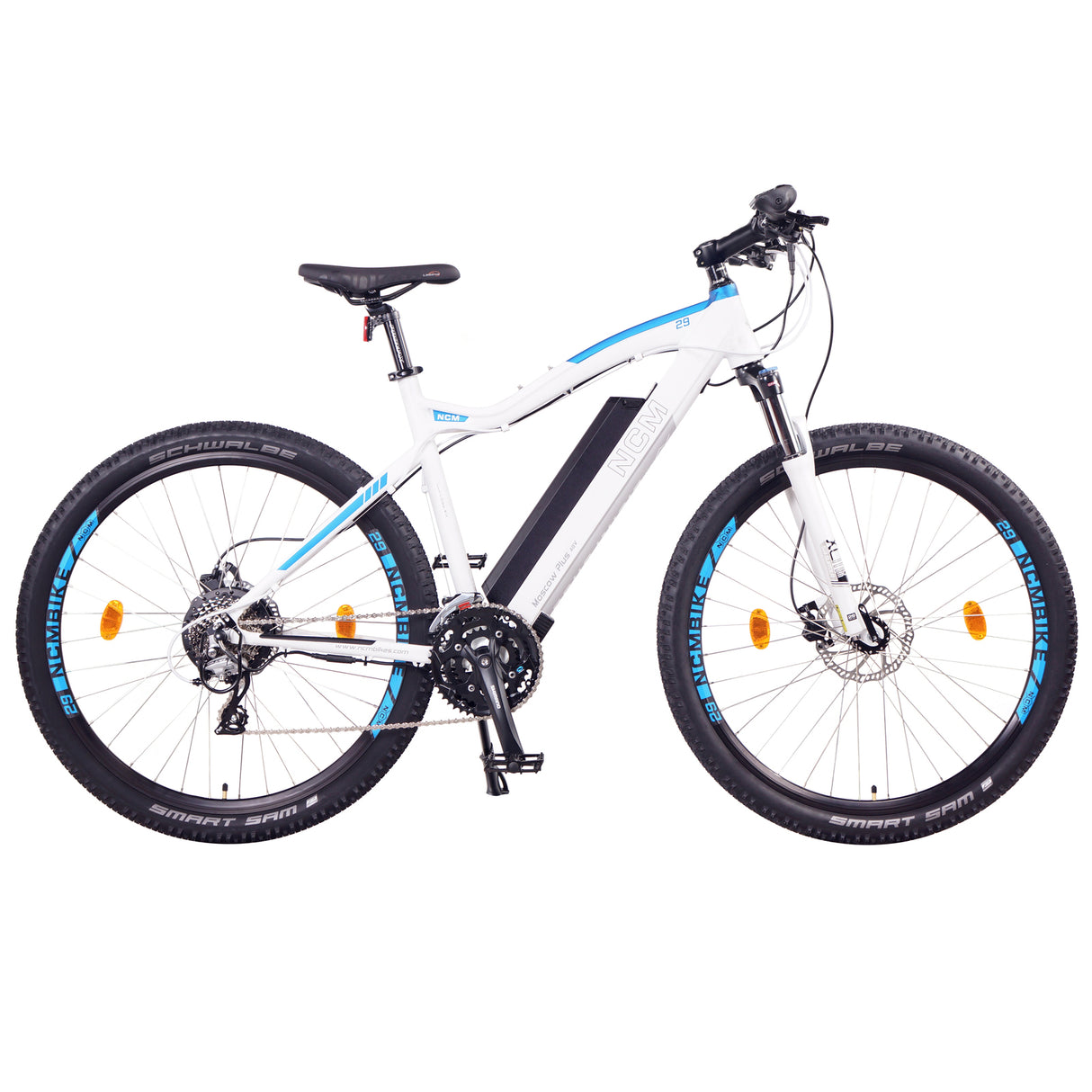 NCM Moscow Plus Electric Mountain Bike, E-Bike, 250W, E-MTB, 48V 16Ah 768Wh Battery 29"