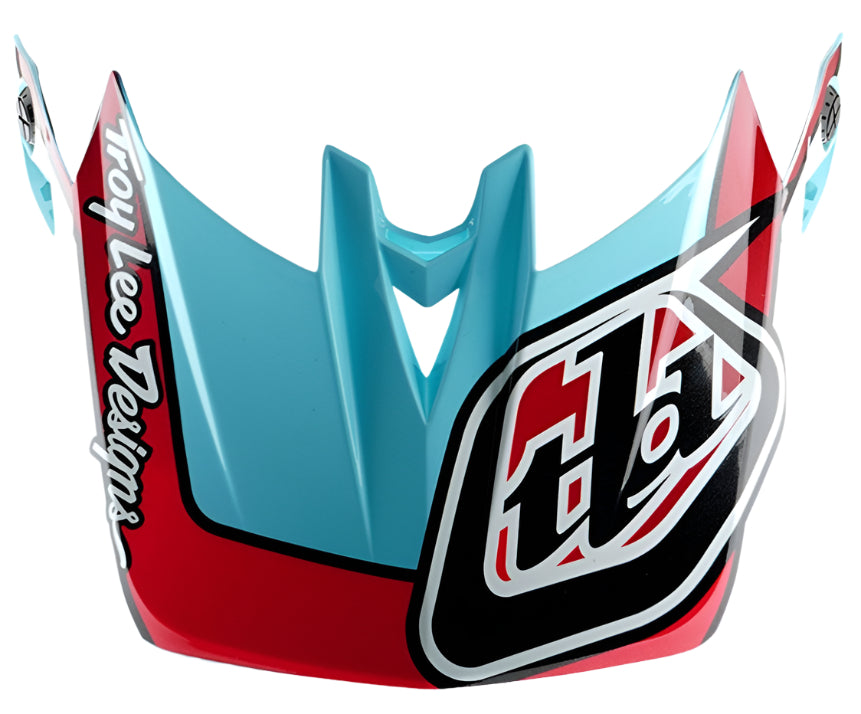 Troy Lee Designs D4 VISOR LINEAR BLUE