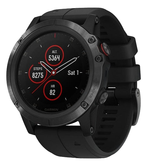Garmin Fenix 5X Plus Sapphire Black with Black Band