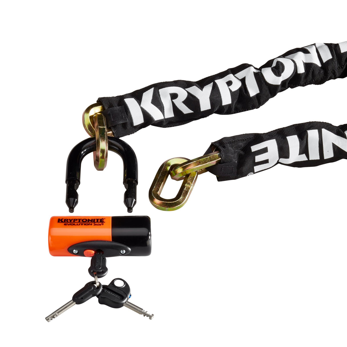 Kryptonite New York 1210 Chain Lock 12mmx100cm w/EV Disc Black