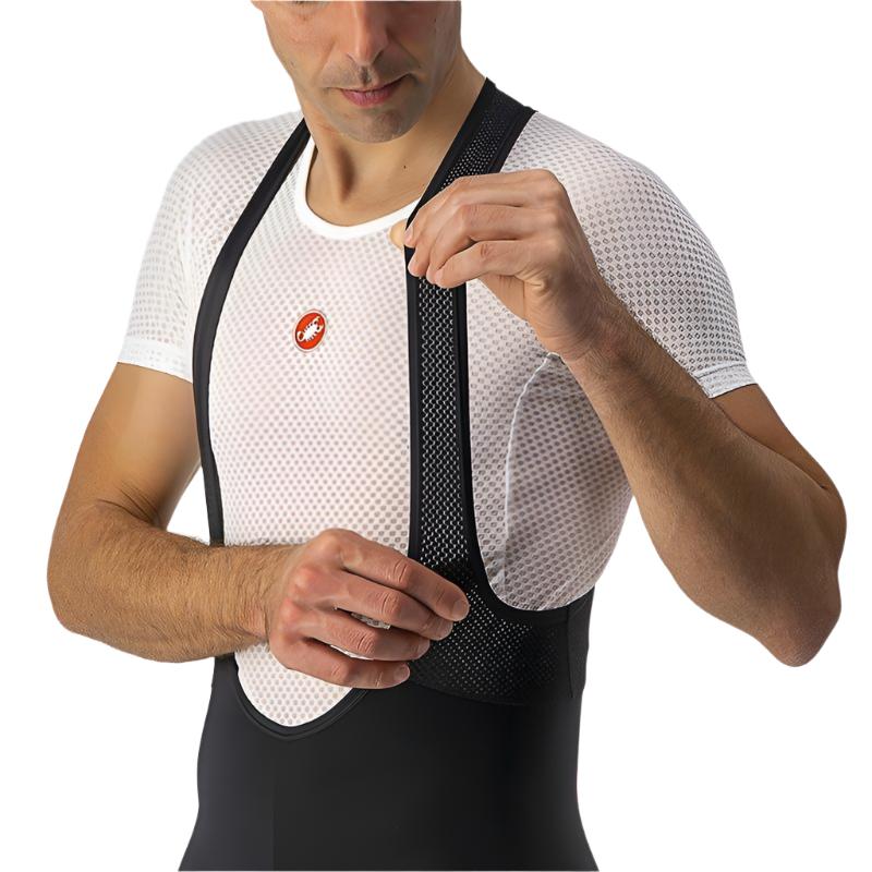 CASTELLI TUTTO NANO BIB SHORT BLACK FRONT
