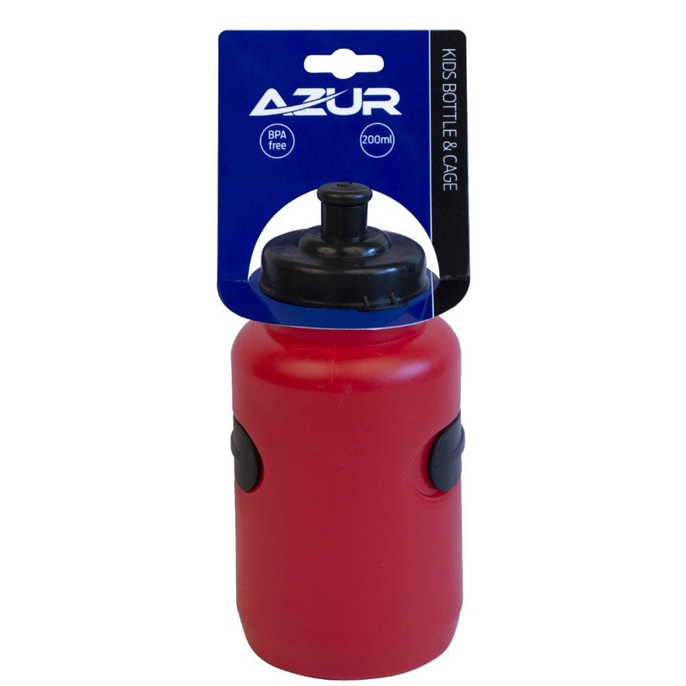 Azur Kids 200ml Bottle/Cage Red/Black