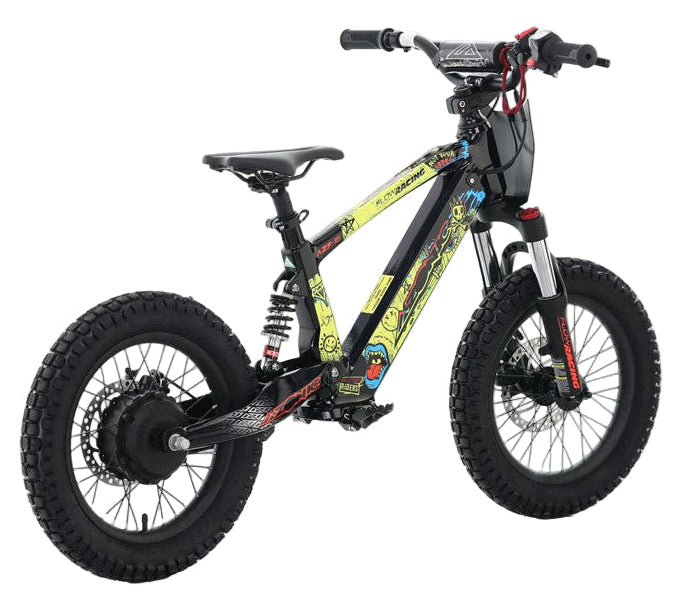 Azonic Flow 16" 24V 5Ah 350W Electric Balance Bike Rancid LE Yellow/Multi